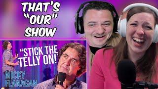 MICKY FLANAGAN'S HILARIOUS TAKE ON TV! (REACTION)