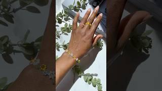 I spent over 8 hours bringing this beaded beauty to life #beadedjewelry #beadedrings #diyjewelry