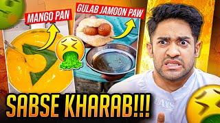 WORST INDIAN STREET FOODS! FT MANGO PAAN! 