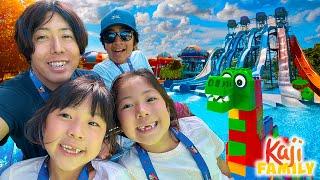 Our Family Explores Legoland's WATERPARK! Water Slide Rides & More!