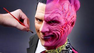 Two-Face Sculpture Timelapse - Batman Forever