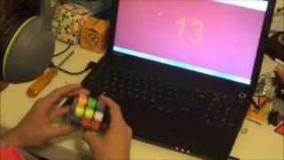 Rubik's Cube solved in 4.72 Seconds!
