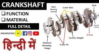 Crankshaft || Engine Crankshaft || Engine Part || Parts of Engine