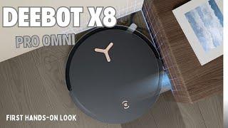Hands-on with the new DEEBOT X8 Pro Omni robot vacuum