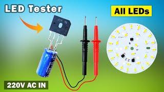 Homemade LED Light Tester, Simple LED tester circuit