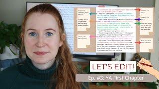 Let's Edit! Ep. #3: YA Novel Opening Scene