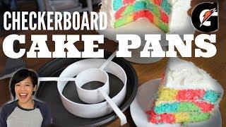 CHECKERBOARD Pan TEST Gatorade Cake Recipe | Does it Work?