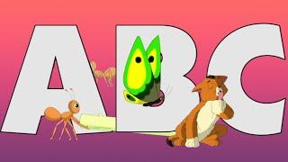 Learn the Animals Name in English for Children - ABC Alphabet Animals Vocabulary