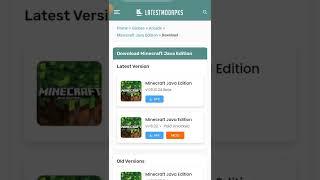 Minecraft java edition free downlod #shorts #Adi 2.0 #Minecraft