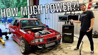 FULLY BUILT JZ E36 finally goes on the DYNO! (SOUNDS WILDS)