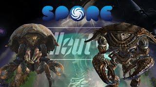 Beating Spore as a Fallout Mirelurk