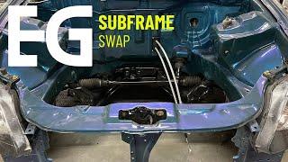 Installing An Eg Subframe On My Ek For K Swap | CIVIC BUILD SERIES