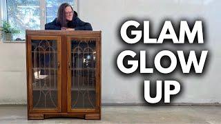 Art Deco Waterfall Cabinet gets a GLAM NEW LOOK!