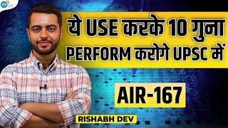 ये 4 Pillar को समझ लो तो UPSC 10 गुना आसान | Rishabh Raj AIR 167 | UPSC Motivation | Josh Talks UPSC