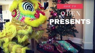 How to open Christmas presents with your Lion Dance Pet