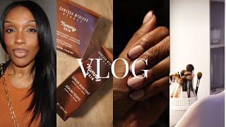 VLOG | GLAM MAKEUP, NATURAL HAIR, BIBLE STUDY, NEW BOOK & A SURPRISE!