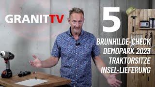 GRANIT TV 5 mit Sven Tietzer / Themen: Traktorsitze / Insel-Lieferung / Demopark 2023