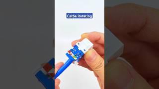 How to 180 degree Cat6 Cat6a UTP Network Toolless Keystone Jack For with ethernet cable #diy#cabling