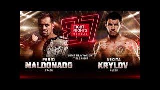 Fabio Maldonado (Brazil) vs. Nikita Krylov (Russia) | KNOCKOUT, MMA fight HD