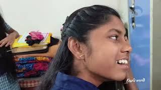 Farewell hair style for rakshu | how is it | watch till end | #farewell #hair #hairstyle