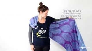 Learning to use a Ring Sling - A tutorial on how to get the best position for your baby