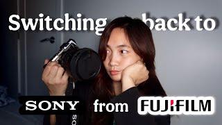 SWITCHING FROM FUJIFILM TO SONY IS IT WORTH IT?|SHAYNEANGELLITHEGREAT