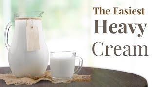 How to make Heavy cream with 2 ingredients!