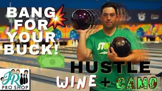 Roto Grip Hustle Camo + Wine | Bowling Ball Review | BANG FOR YOUR BUCK??