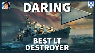 Daring, the British Beast in World of Warships Legends 4K