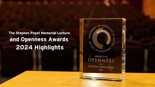 The Stephen Paget Memorial Lecture and Openness Awards 2024 Highlights