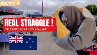 Daily Life Straggle of Student in New Zealand  - #Vlog 2