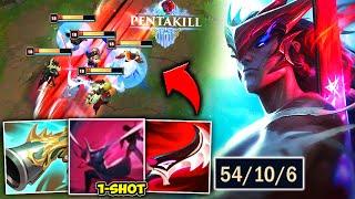 WHEN FULL LETHALITY YONE DROPS 54 KILLS (2 PENTAKILLS) - League of Legends