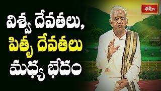 విశ్వదేవతలు - పితృదేవతలు మధ్య భేదం..? | Dharma Sandehalu by Dr TKV Raghavan | Bhakthi TV