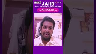 JAIIB Success Story Mr.Karthick Raja #jaiibsuccessseries #jaiibpreparation  #guidely