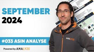 AMALYZE ASIN und BrandStore Analyse für dein Amazon Listing SEPTEMBER 2024