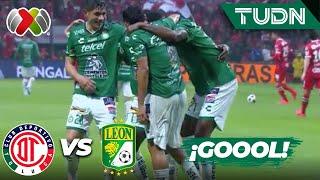 ¡Golazo de Steven Mendozaaa! | Toluca 0-1 León | Liga Mx -AP2024 - J15 | TUDN