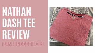 Nathan Apparel Dash Tee Review | RunningGeekGirl