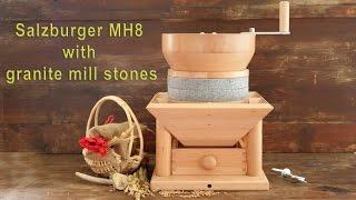 Salzburger Grain Mill Hand-Mill MH 8 with granite mill stones