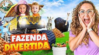 FAZENDA DIVERTIDA EM ORLANDO COM A FAMÍLIA BELLA E LUCCA SHOW