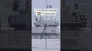 T-72 Tank in Different Languages