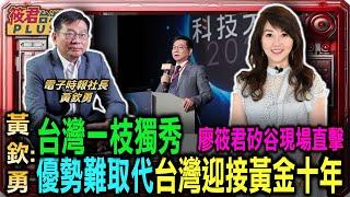 為什麼台灣一枝獨秀?電子時報社長黃欽勇:半導體產業優勢難取代 台灣迎接黃金十年/矽谷台美產業科技協會年會 主題「根植科學、創新科技」｜20241022｜