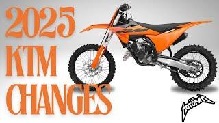 What's NEW with the 2025 KTM dirtbikes?