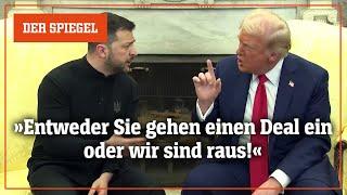 Eklat im Weißen Haus: Treffen zwischen Trump und Selenskyj abgebrochen | DER SPIEGEL