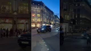 London UK Oxford street at night