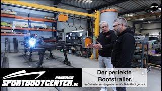 Der perfekte Bootstrailer für Dein Boot, gebaut im Ohlmeier Anhängercenter.