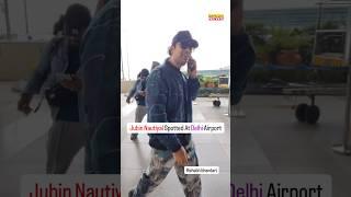 Jubin Nautiyal spotted at Delhi Airport #jubinnautiyal #welovejubin