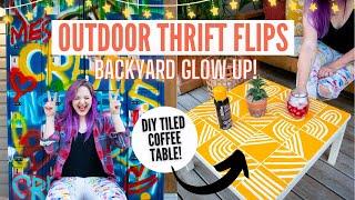 *SIMPLE* DIY Outdoor Thrift Flips | Backyard Makeover | DIY Danie