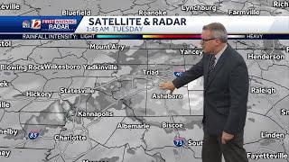 WATCH: Overnight snow and cold morning temperatures are creating dangerous travel