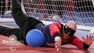 Calahan Young leads miraculous goalball comeback to put USA in semis | NBC Sports