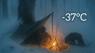 Frozen Hell Survival at -37°C | Extreme Winter Camping in Blizzard